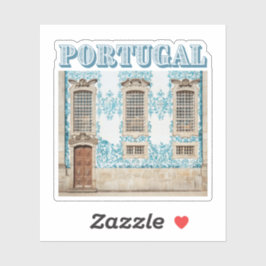 Pegatina Portugal Azulejo Tiles, Travel Sticker
