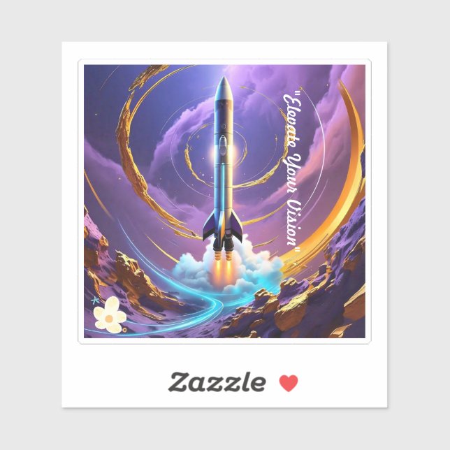 Pegatina "Posibilidades cósmicas infinitas" (Hoja)