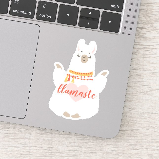 Pegatina Posición de yoga de llamada de aliento (Detalle)