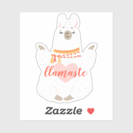 Pegatina Posición de Yoga de Llamada de Ánimo