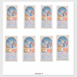 Pegatina Poster de Alphonse Mucha en el Festival Sokol (192