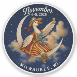 Pegatina Póster de Goose the Band - Milwaukee 2026 - Tour d