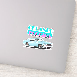 Pegatina Poster de Orlando Florida 80