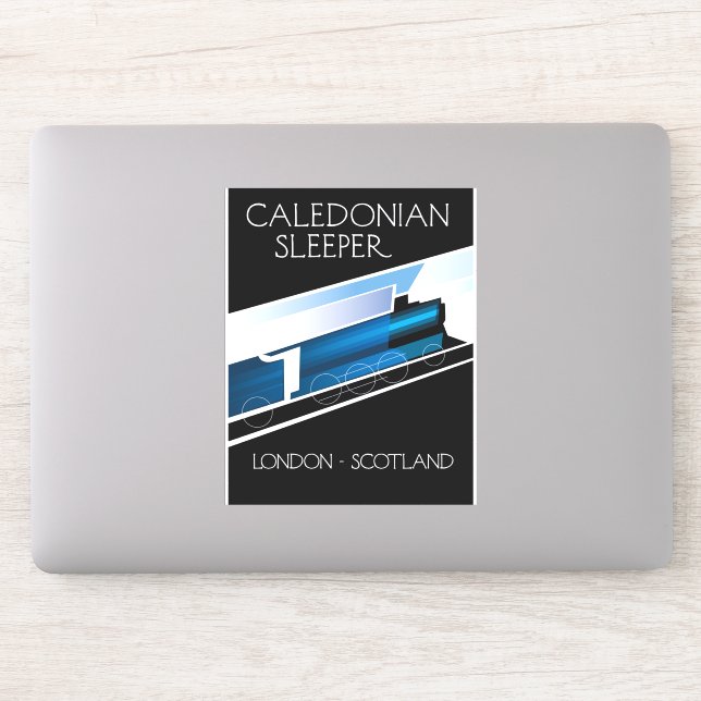 Pegatina Póster de viaje Caledonian Sleeper Londres Escocia (Ordenador)