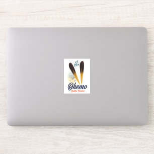 Pegatina poster Okemo Ludlow Vermont