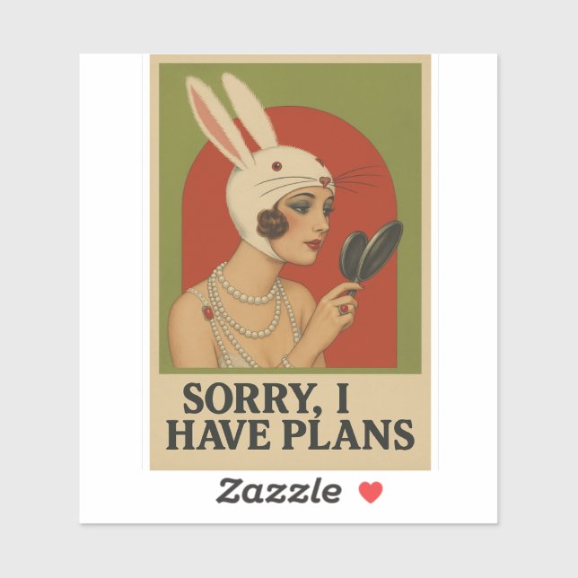 Pegatina Poster Vintage (Hoja)