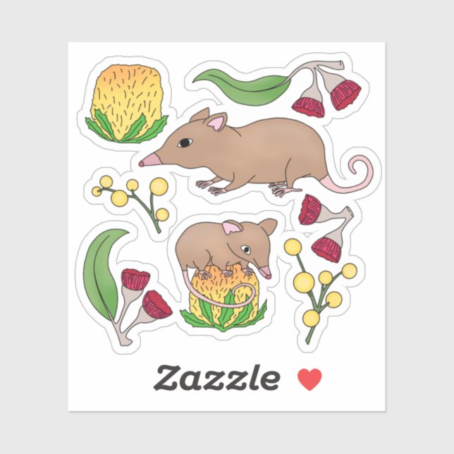 Pegatina Pósum de miel (Hoja)