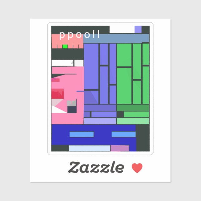 pegatina ppooll / flop@ (Hoja)