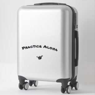 Pegatina Practicar Aloha