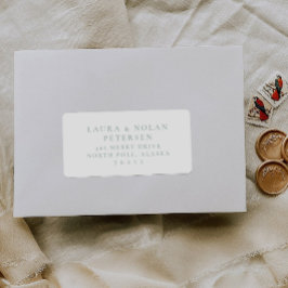 Pegatina Pre-addressed Wedding Guest Mailing Label Stickers