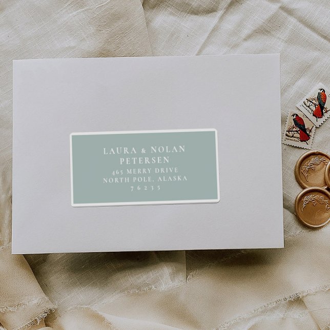 Pegatina Pre-addressed Wedding Guest Mailing Label Stickers (Subido por el creador)