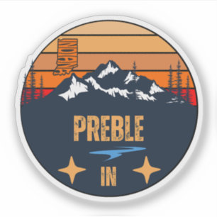 Pegatina Preble, Indiana