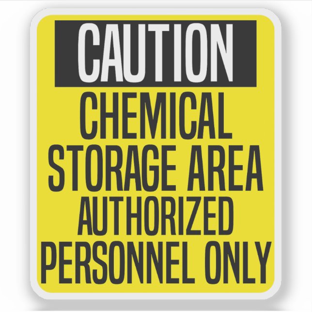 PEGATINA PRECAUCIÓN DE PERSONAL AUTORIZADO DE LA ZONA DE AL (Anverso)