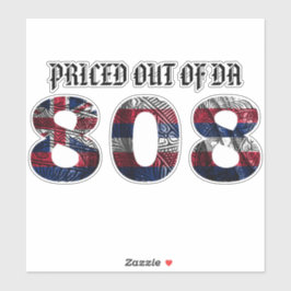 Pegatina PRECIO DE DA 808 BANDERA HI Tíbal