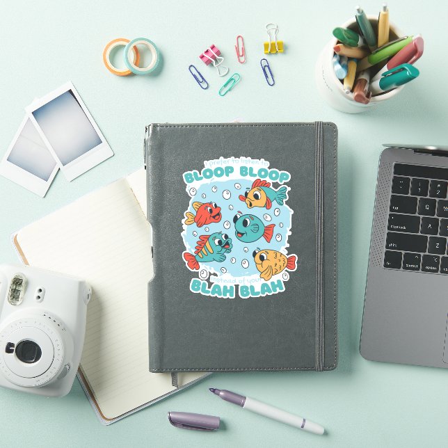 PEGATINA PREFIERO BLOOP EN LUGAR DE TU BLAH BLAH (Funda para iPad)
