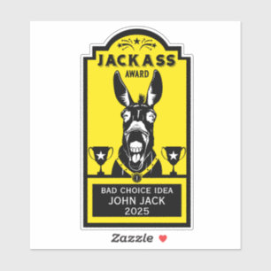 Pegatina Premio Jackass