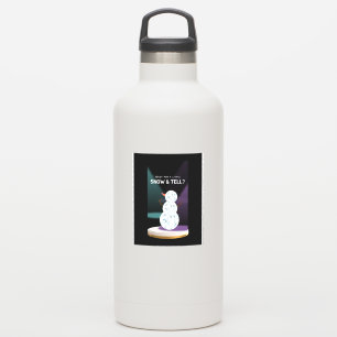 Pegatina Preparado para una pequeña nieve y decirle a Disco