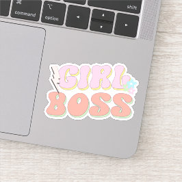 Pegatina Preppy Aesthetic Chica Boss