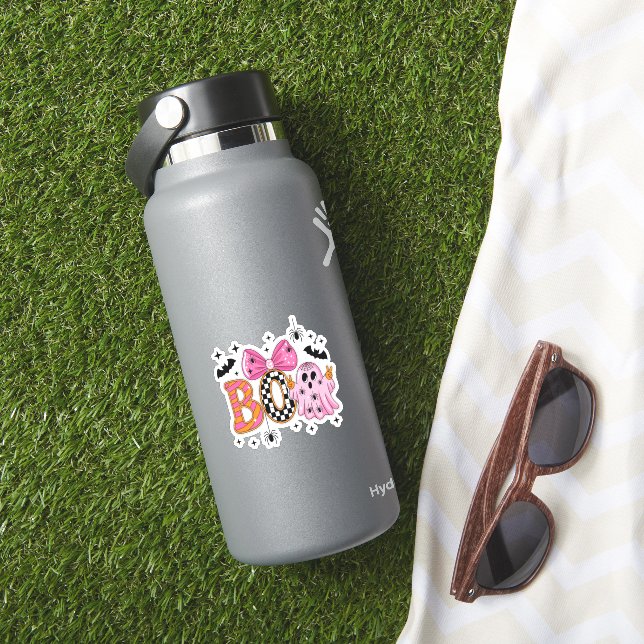 Pegatina Preppy Spooky Halloween Boo (HydroFlask Insitu)