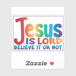 Pegatina Presentando la verdad sobre Jesús