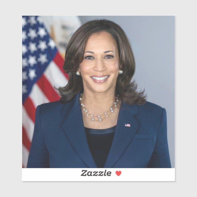 Pegatina Presidente Candidato Kamala Harris US 2024 (Hoja)