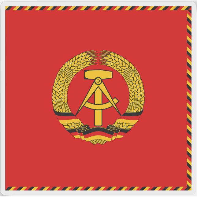 Pegatina Presidente del Consejo de Estado de la Bandera de  (Anverso)