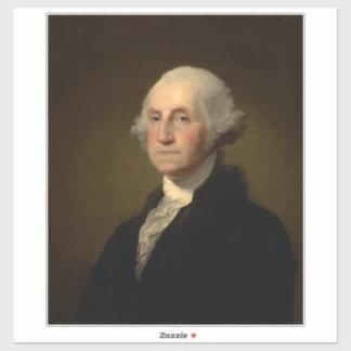 Pegatina Presidente estadounidense George Washington, Stuar