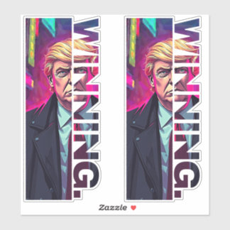 Pegatina Presidente Trump - GANANDO