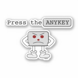 Pegatina Presione ANYKEY