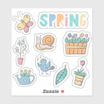 Primavera en las flores de arco iris y Jardín conj