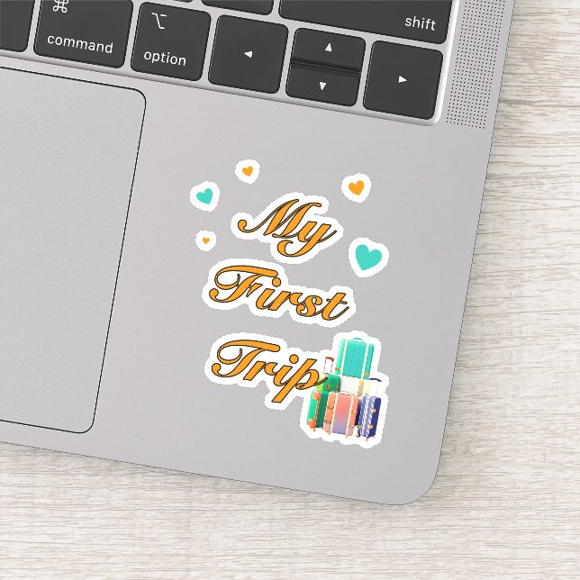 Pegatina Primer viaje (Detalle)