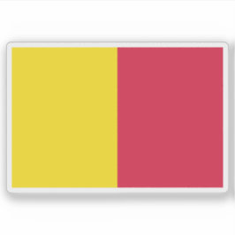 Pegatina Primera bandera de Andorra (1806–1866)
