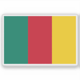 Pegatina Primera bandera de Camerún (1960-1961)