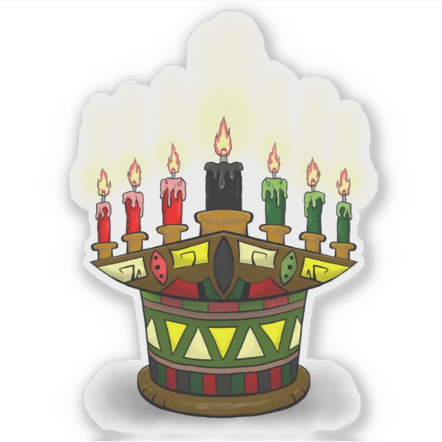Pegatina Primeros frutos de Kwanzaa 2 (Anverso)