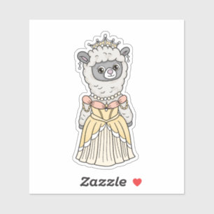 Pegatina Princesa de Llama
