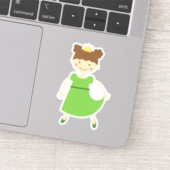 Pegatina Princesa encantadora (Detalle)