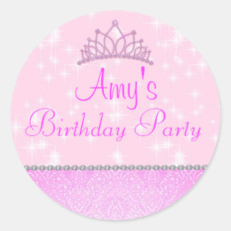 Pegatina Princesa Rosa