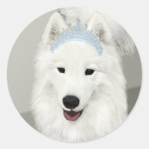 Pegatina Princesa Samoyed