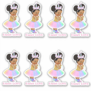 Pegatina Princesa Unicornio Sticker Niña Pastel