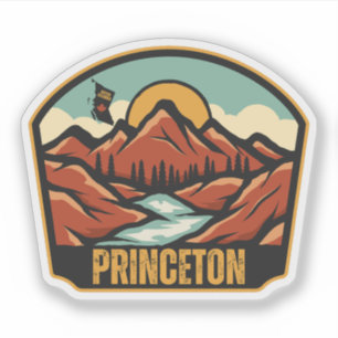 Pegatina Princeton, Columbia Británica