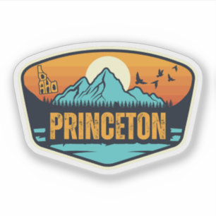 Pegatina Princeton, Idaho