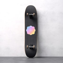 Pegatina Prism Flower Mandala Custom-Cut Vinyl Sticker