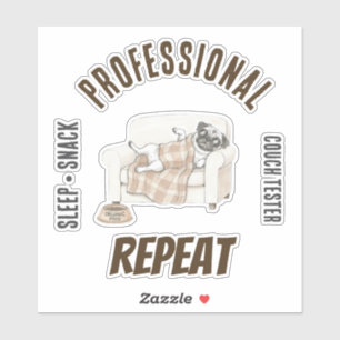 Pegatina Probador de Sofá Profesional – Colección Cozy Paws