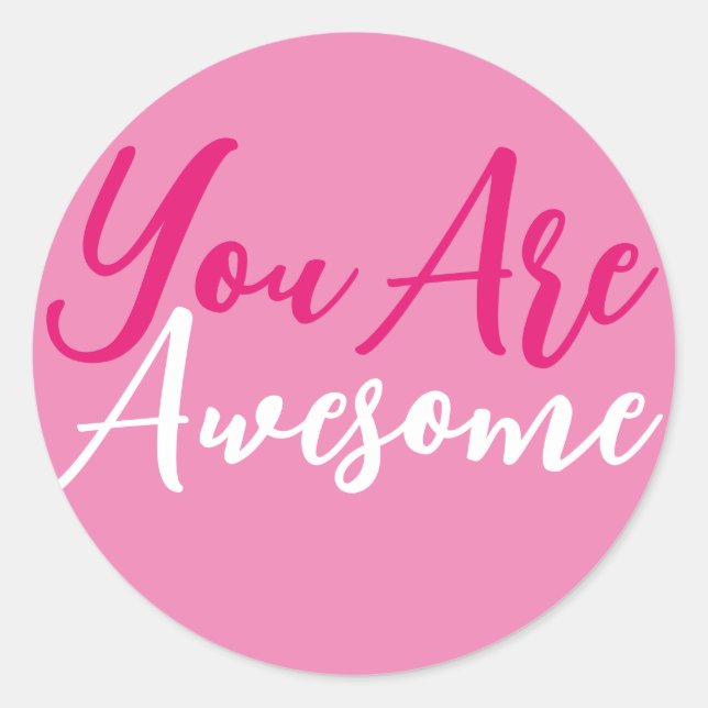 Pegatina profesional de monograma de nombre person (Anverso)