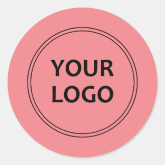 Pegatina profesional simple de negocios personaliz