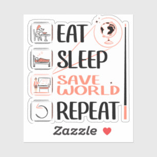 Pegatina Profesor de Supergeografía ahorra al mundo gracias