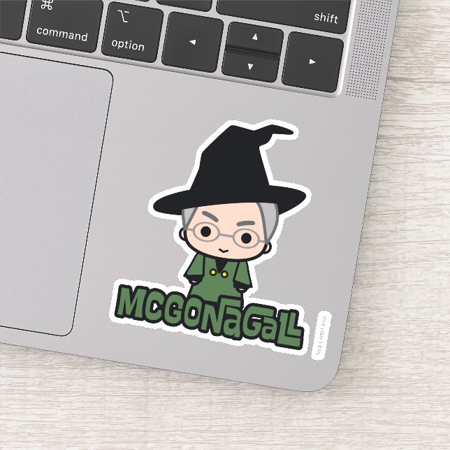 Pegatina Profesor McGonagall Cartoon Character Art (Detalle)