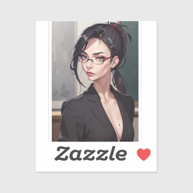 Pegatina Profesor Sexy Stern (Hoja)