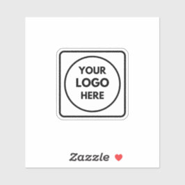 Pegatina Professional Logo Business Promo QR label