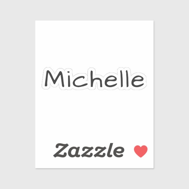 Pegatina Professional Unique Casual Handwriting (Hoja)